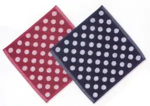 ジャガード ミニタオルハンカチ シャボン（1200枚入/2色アソート）